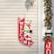 Glitzhome® 35.75" Metal Christmas Snowmen Arrow Welcome Yard Stake